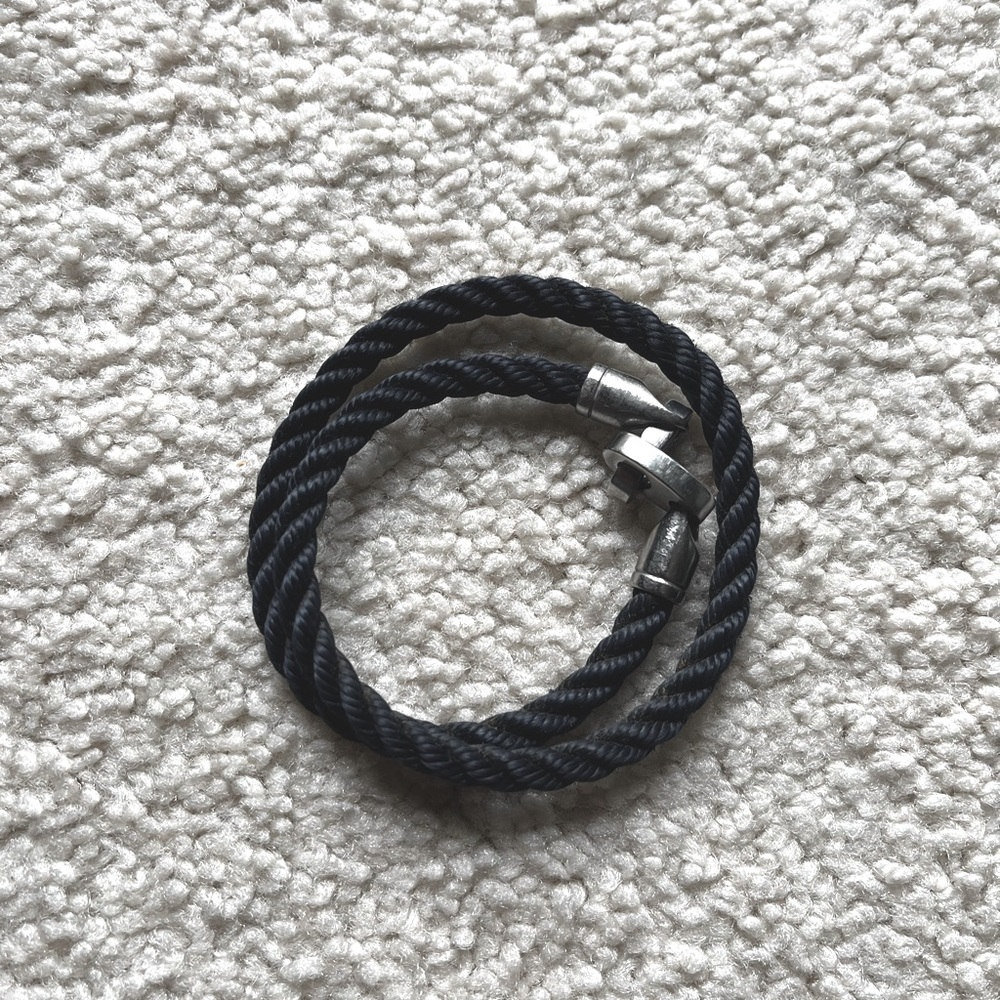 Sailormade dark navy blue double bracelet